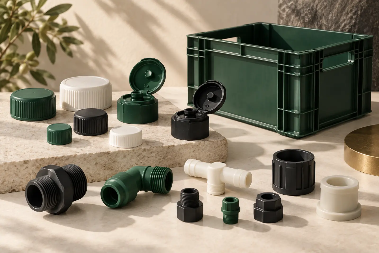Industrial Components application made from recycled plastic
