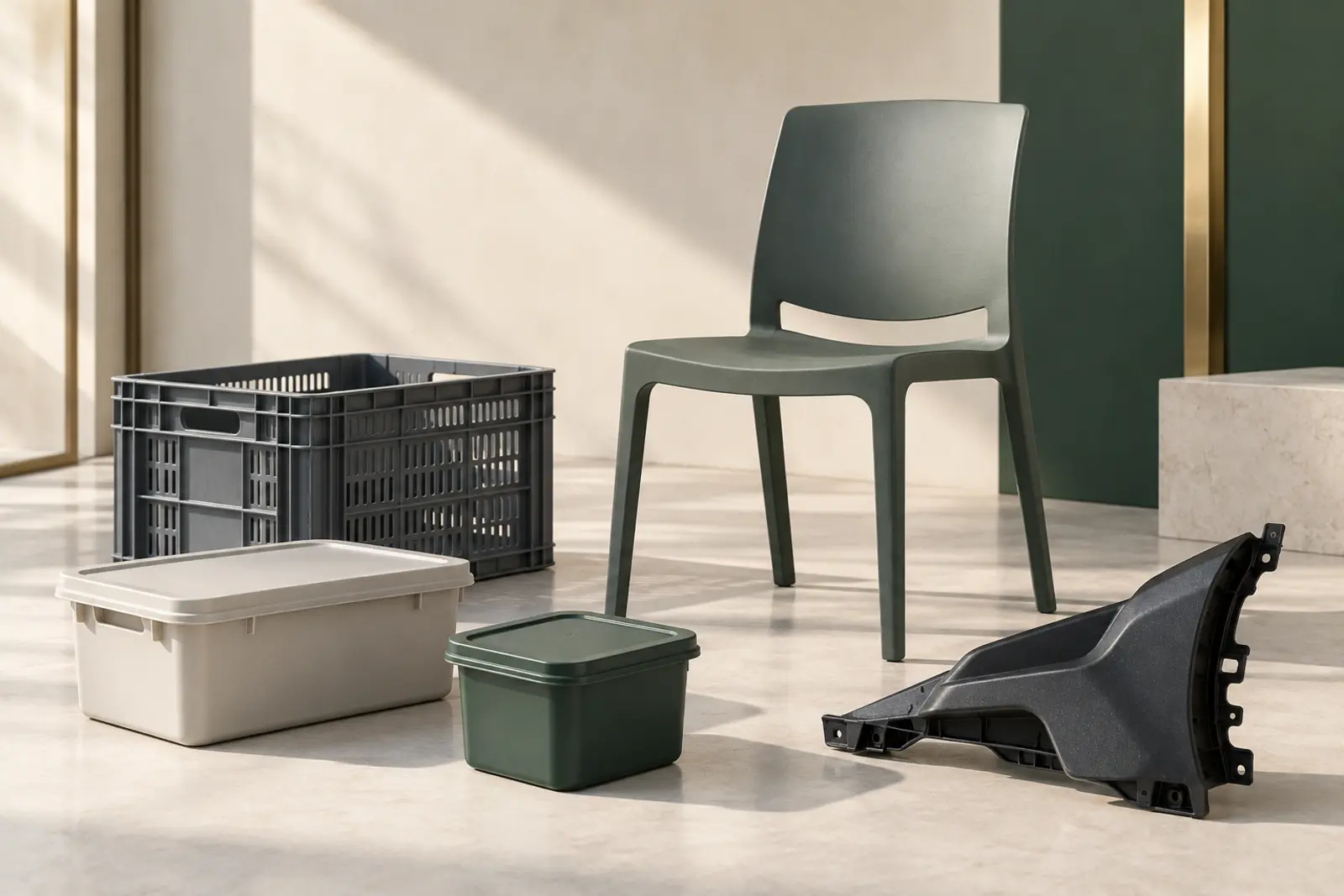 Crates & Baskets application made from recycled plastic